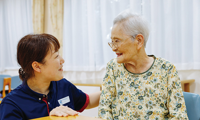 一人ひとりに寄り添う居室担当制